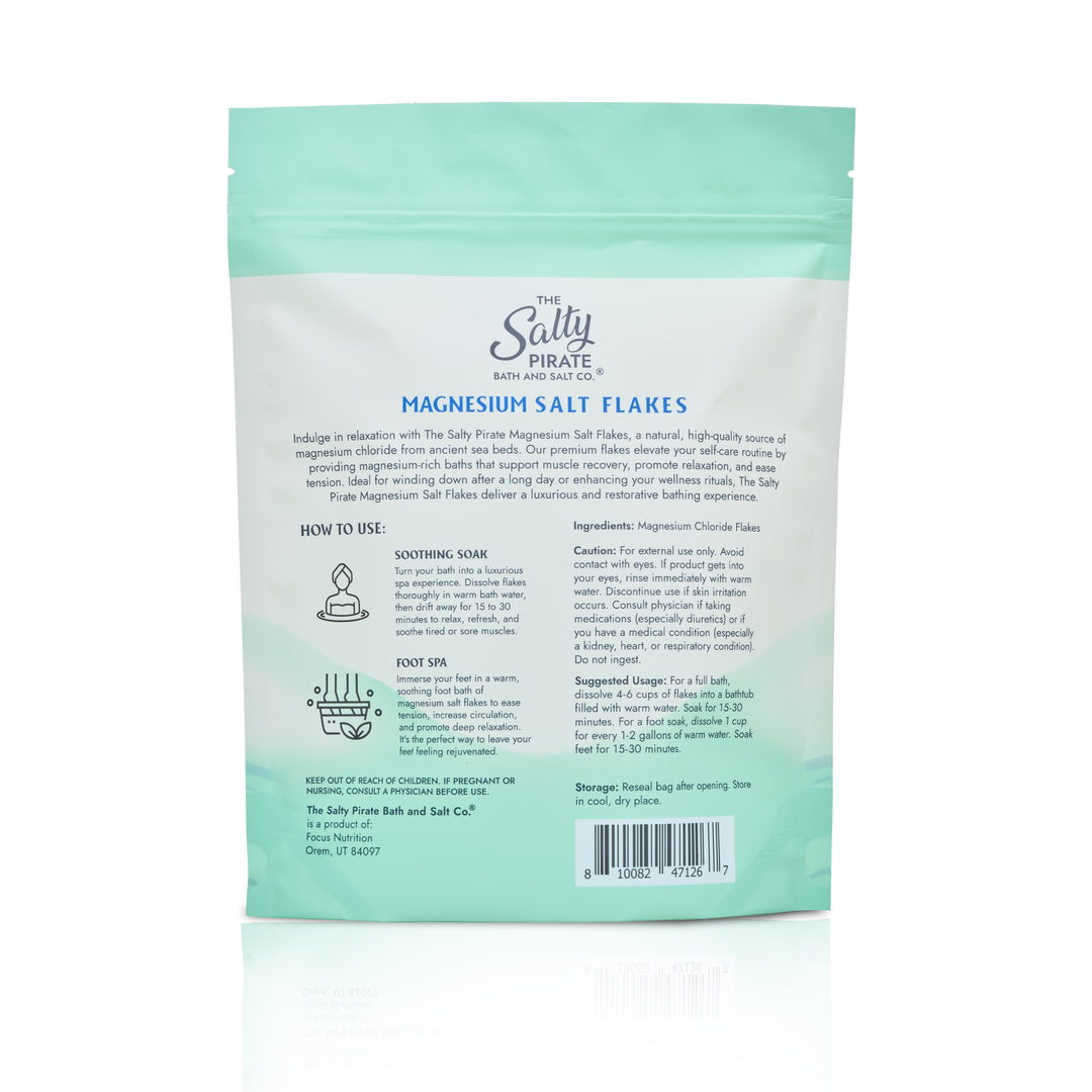 The Salty Pirate Magnesium Bath Salt Flakes