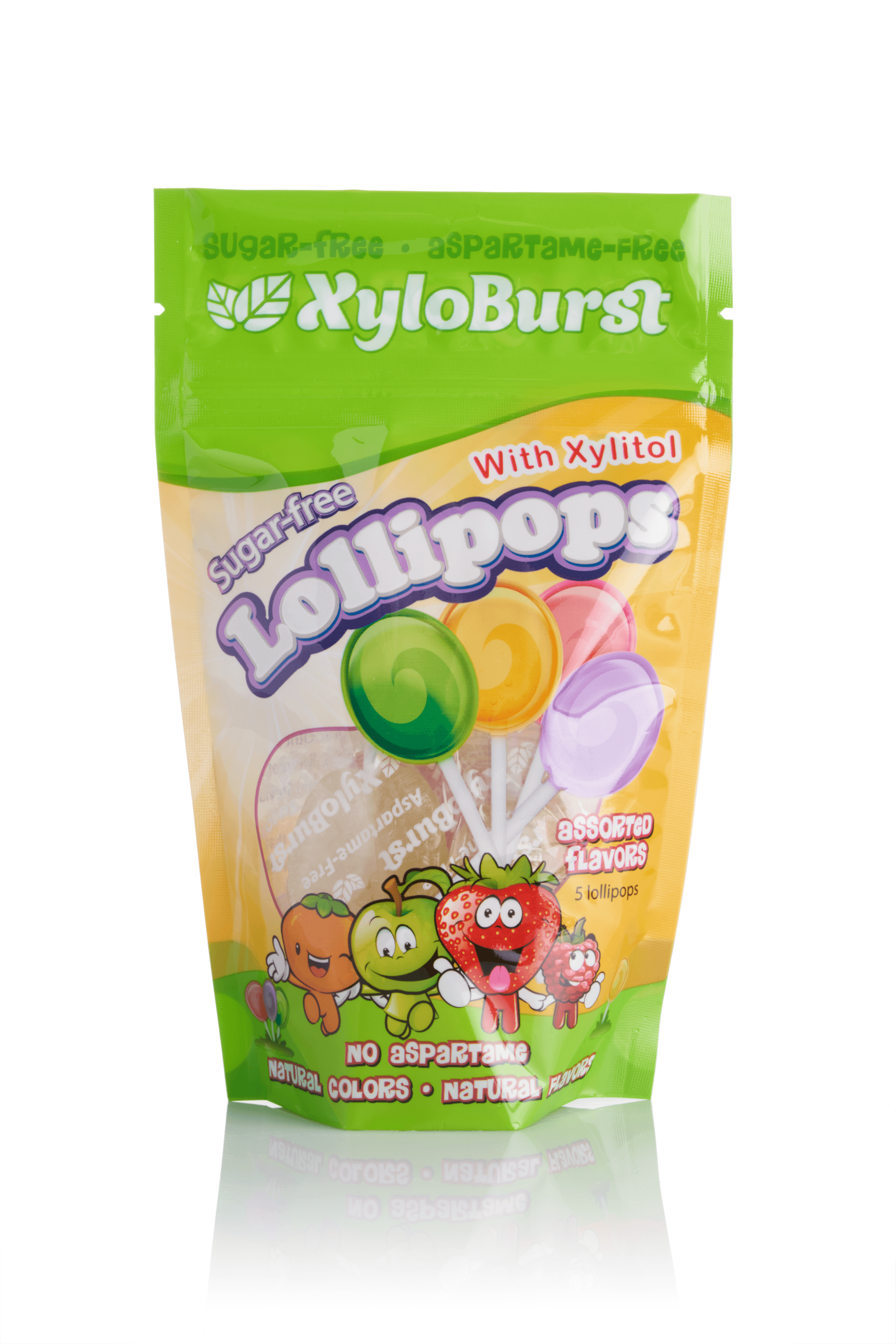 Xylipops Sugar Free Xylitol Lollipops Strawberry