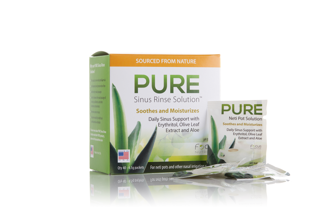 PURE Sinus Rinse Solution – 40 Individual 4.5g Packets