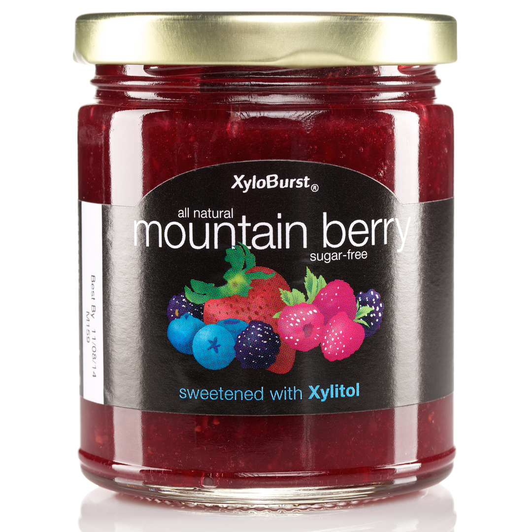 Sugar-Free Mountain Berry Jam Preserves