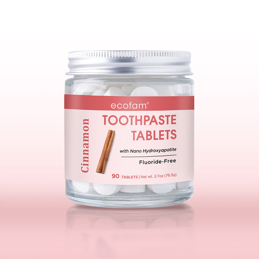 Cinnamon Toothpaste Tablets with Nano Hydroxyapatite & Xylitol