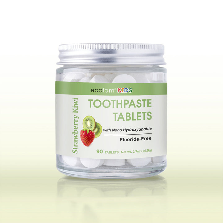 Strawberry Kiwi Toothpaste Tablets with Nano Hydroxyapatite & Xylitol
