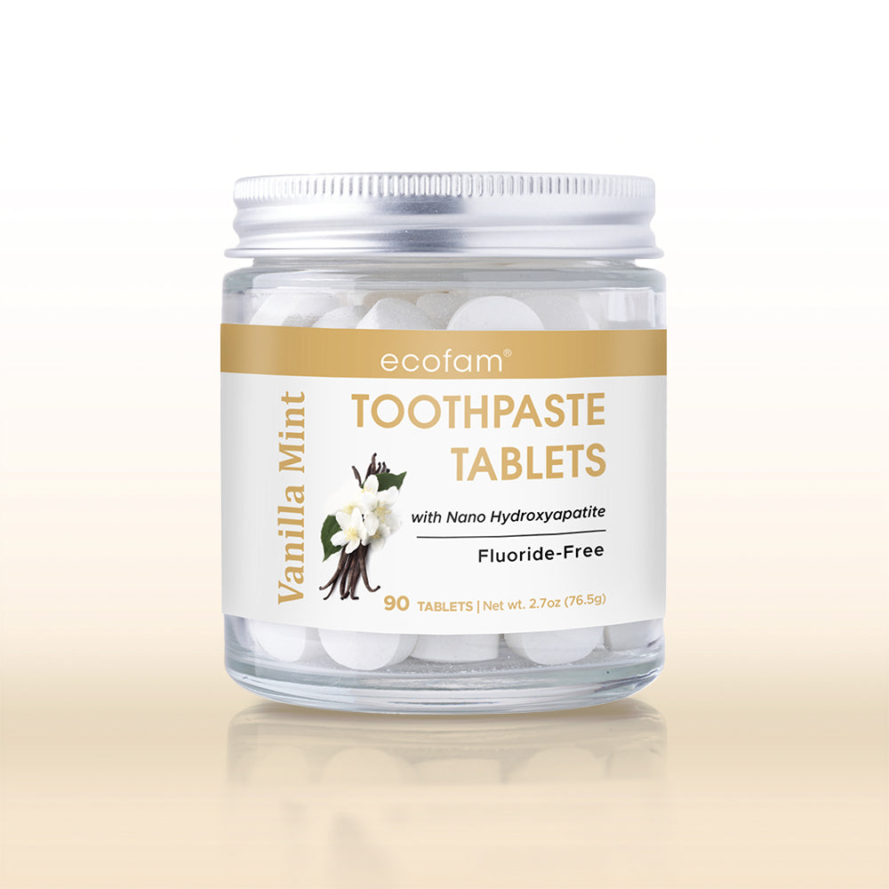 Vanilla Mint Toothpaste Tablets with Nano Hydroxyapatite & Xylitol