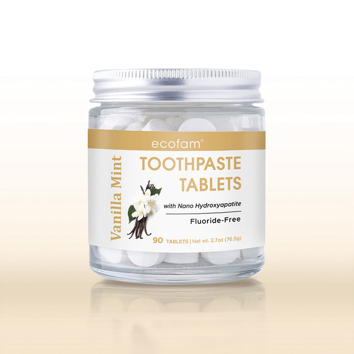 Vanilla Mint Toothpaste Tablets with Nano Hydroxyapatite & Xylitol