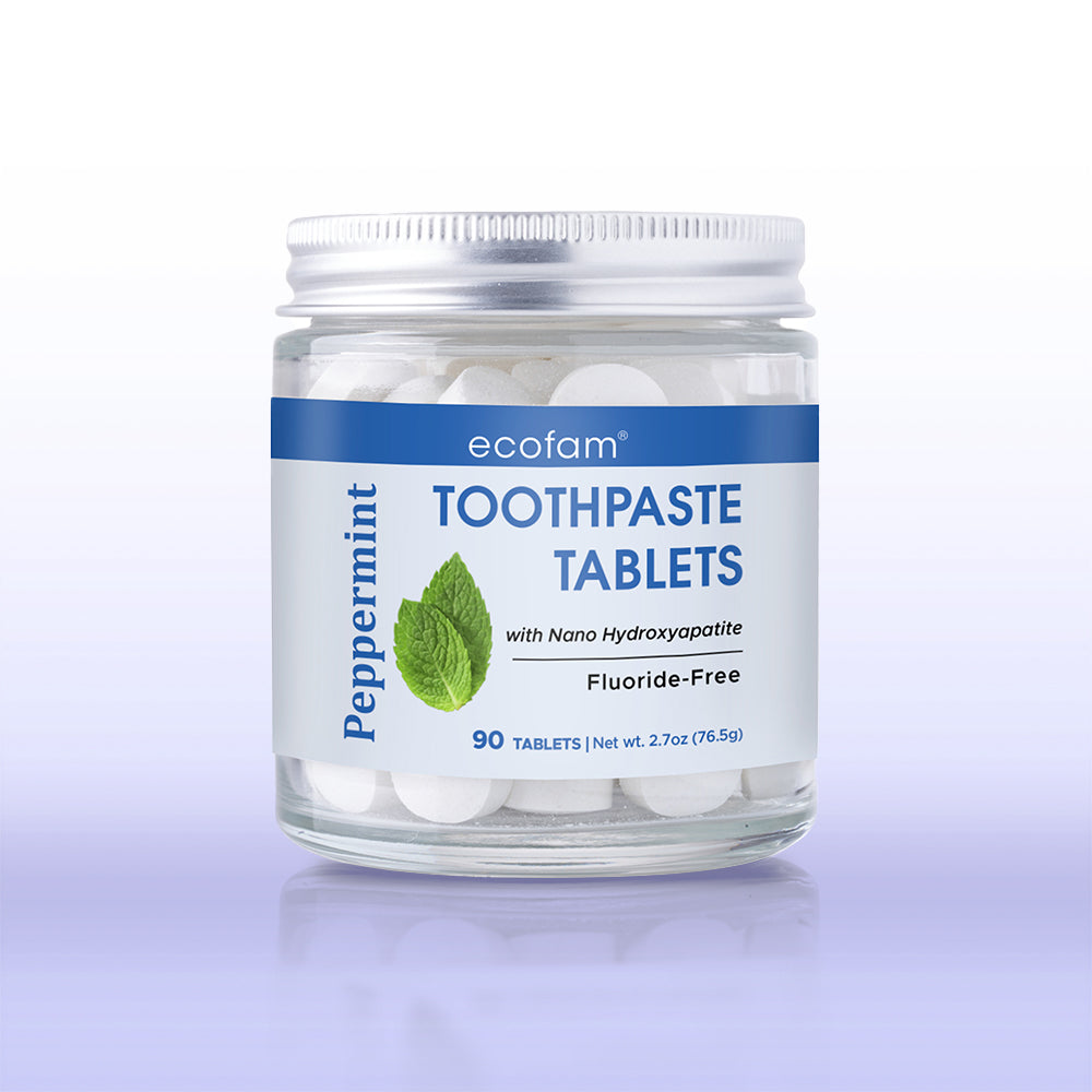 Peppermint Toothpaste Tablets with Nano Hydroxyapatite & Xylitol